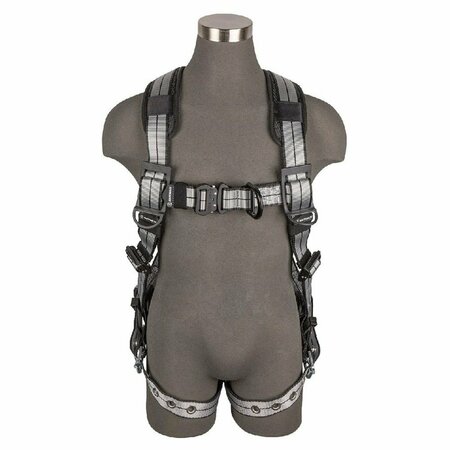 SAFEWAZE PRO+ Slate Full Body Harness: Alu 1D, Alu QC Chest, Alu FD, TB Legs PRO39